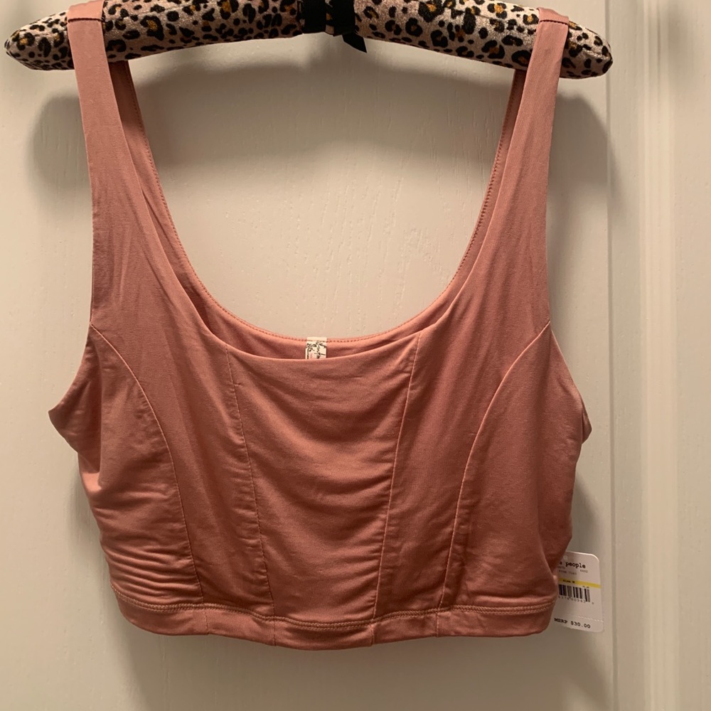 Champagne crop top